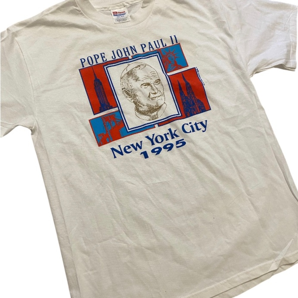 Vintage 1995’ - Pope John Paul II New York City Shirt